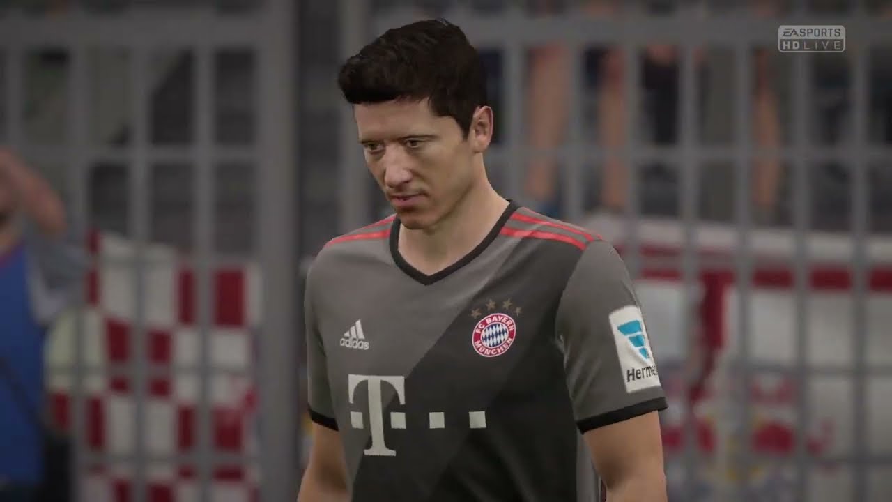 Robert Lewandowski scores for FC Bayern against RB Salzburg - FIFA 17 Career Mode Super League