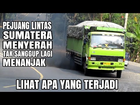 Truk Tronton Fuso The Great Lintas Sumatera Gak Kuat Nanjak Menyerah Di Ciamis Bagian 1