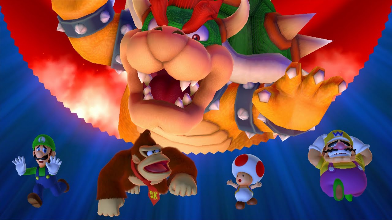 MARIO PARTY 10 🔥 CHAOS CASTLE 🔥 Bowser VS Luigi VS Donkey Kong VS Toad VS Wario | NINTENDO