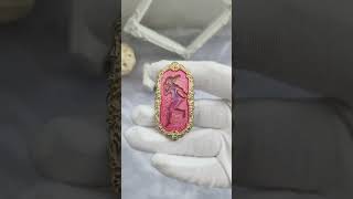 3D frame! Stainless Glass Pin~