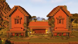 Minecraft: How To Build A Acacia House | Easy Savannah House Tutorial