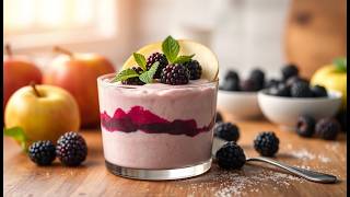 Mousse Pommes Mûres  Le Dessert Léger et Fruité !