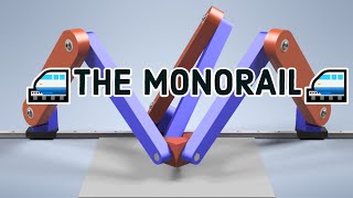 RepRap Monorail (Single Rail Tripteron)