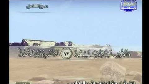 ما تيسر من سورة النحل مشاري بن راشد العفاسي  Al Majd3 TV