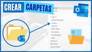 Cómo ORGANIZAR correo en CARPETAS en Outlook 📁