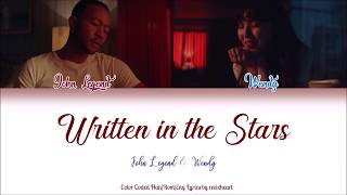 John Legend & Wendy (웬디) — Written in the Stars (Color Coded Lyrics by redxheart)