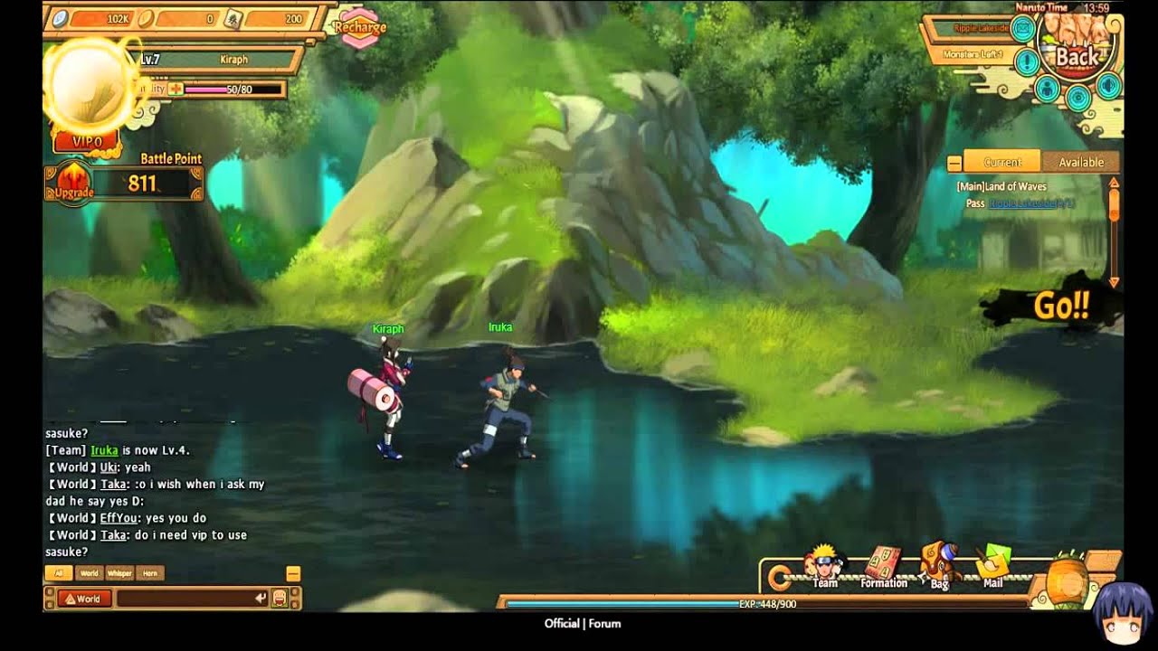 Official Naruto MMORPG Game