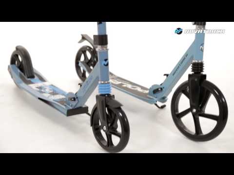 Сравнение самокатов Novatrack Polis с колёсами 205 мм и с колёсами 250 на 200 мм Сравнение самокатов Novatrack Polis с колёсами 205 мм и с колёсами 250 на 200 мм