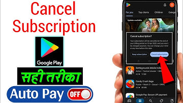 Cancel Google Play Subscription | Google Play Auto Payment Off | How to Cancel A Google Subscription
