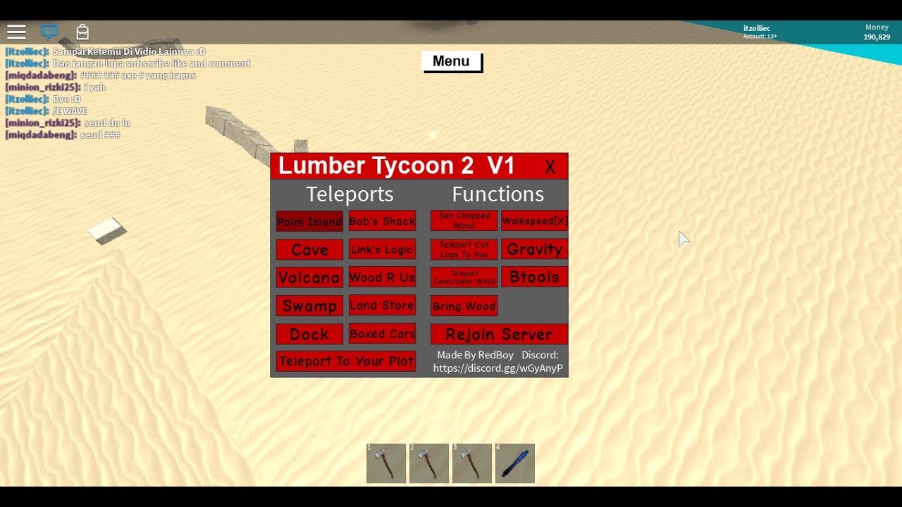 Hack Money Lumber Tycoon 2 Roblox 2018