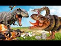 New Hollywood Dinosaur Attack  Movie (2024) | T-rex Vs Anaconda | Jurassic Park| Dinosaur @Ms.Sandy