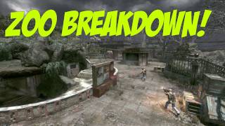 Black Ops: Zoo Map Breakdown / Walkthrough - New Escalation Map Pack