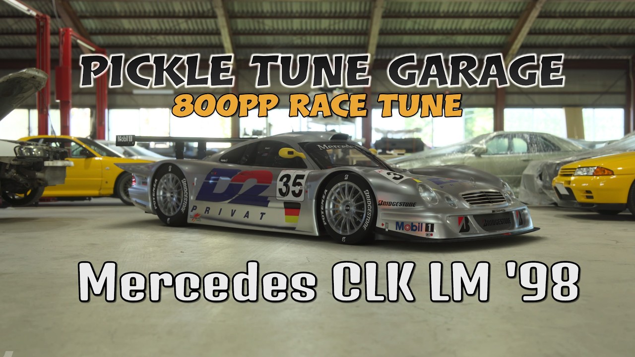 GT7 Mercedes-Benz CLK-LM '98 Gr2. | 800PP Tune | Pickle Tune