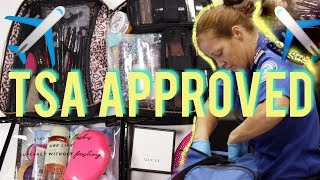 HOW TO PACK MAKEUP IN CARRY ON!! | A1DeLaTorre