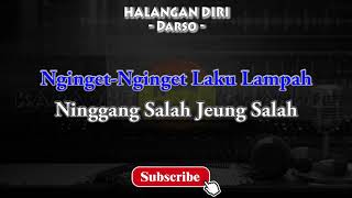 Karaoke Halangan Diri Darso - HD Karaoke Audio