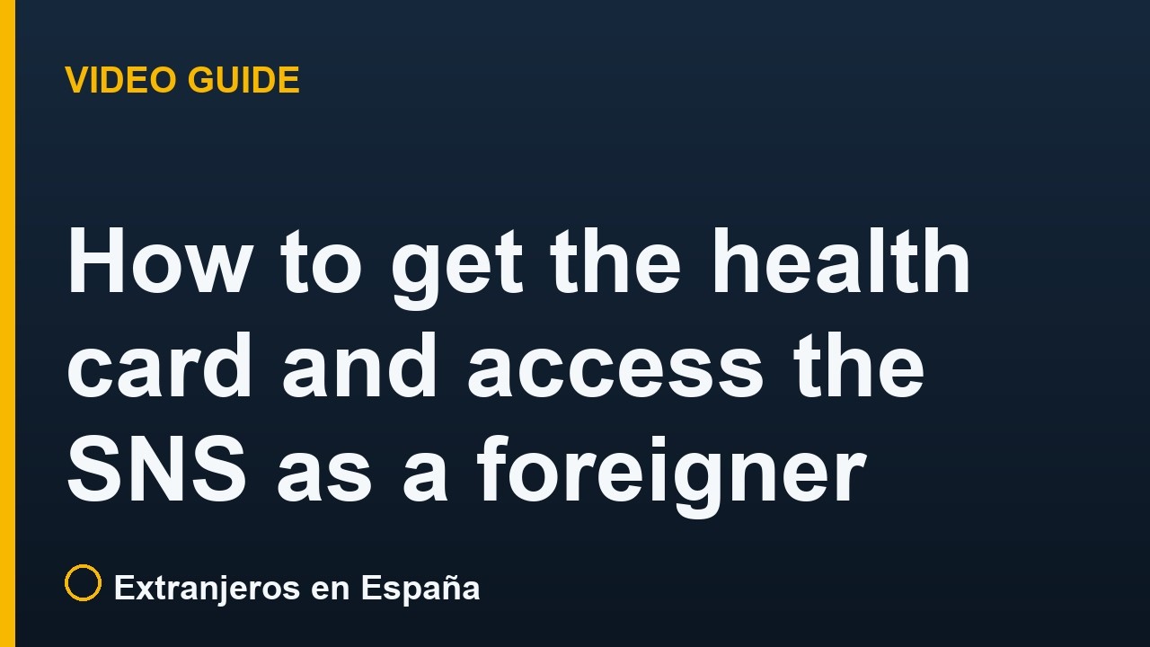 Health card in Spain for foreigners: requirements and steps