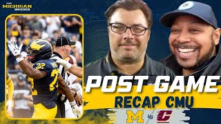 Michigan unleashes Bryce Underwood, offense rushes for 8 TDs as Wolverines trounce CMU 63-3