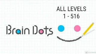 BRAIN DOTS: ALL LEVELS *** 1 to 516 *** FHD 1080 @ 60p  no commentary walkthrough screenshot 1