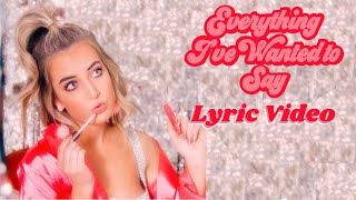 Famous Logan Alexandra - Everything I've Wanted To Say (Official Lyric Video) Wealth