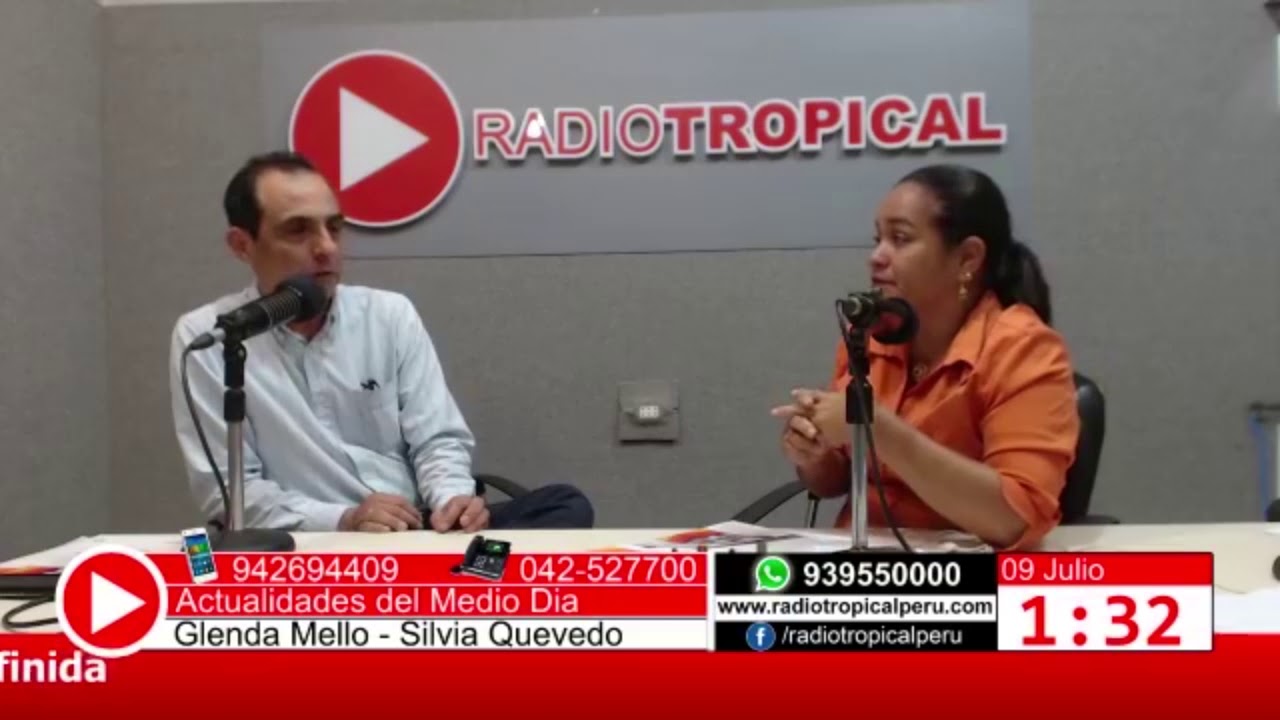 Entrevista en Radio Tropical Tarapoto Lanzamiento Alianza CR3CE YouTube