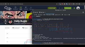 TryHackMe | Daily Bugle | CVE-2017-8917 | SQLi on Joomla CMS | Yum Privsec | Hash Cracking