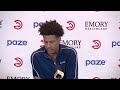Hawks vs. Knicks Postgame Press Conference: Jalen Johnson