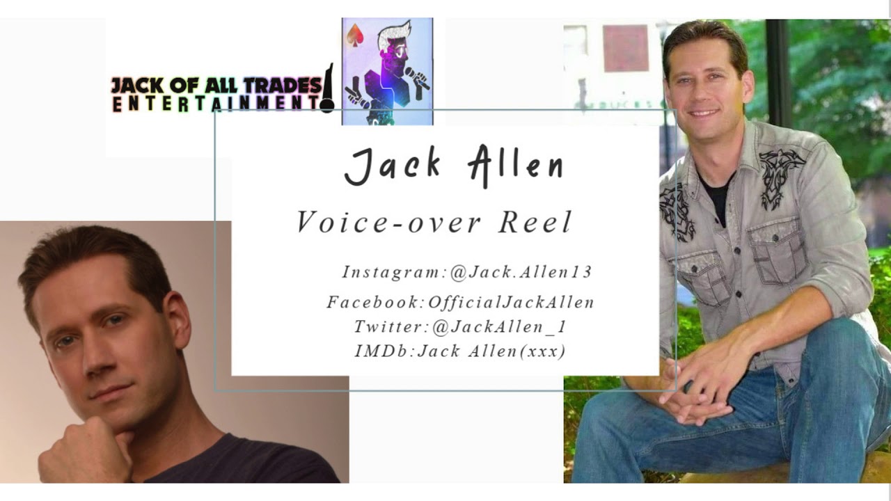 Jack Allen Voice Demo Reel! YouTube