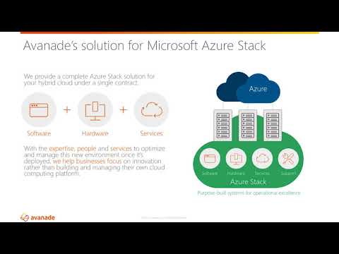 Azure Stack With Avanade