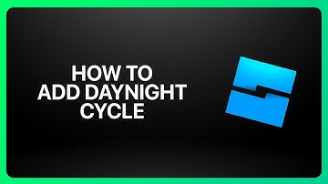 How To Add a DayNight Cycle in Roblox Studio 2025! Tutorial