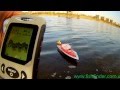 Беспроводной эхолот Fishfinder FFW718 и кораблик для прикормки торнадо