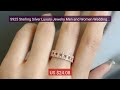 S925 Sterling Silver Luxury Jewelry Men and Women Wedding R... â€” Top Pick 2026 | Unbeatable Price!