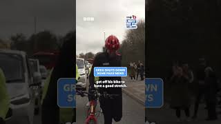 Greg James Shuts Down Fake News On His Bike Ride
