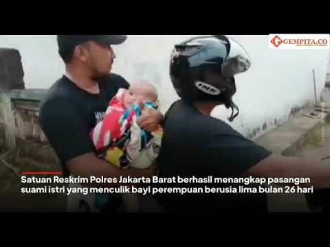 Polisi Berhasil Tangkap Pasturi Penculik Bayi di Tambora Jakarta Barat