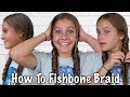 How to Fishbone Braid | How To Do Your Own Hair | Marissa and Brookie