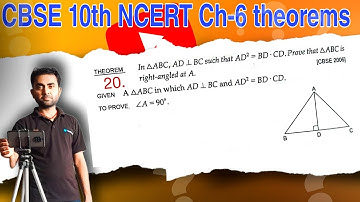 20.In a ∆ABC,AD perp. to BC such that AD^2 = BD.CD. Prove that ∆ABC is right-angled at A.
