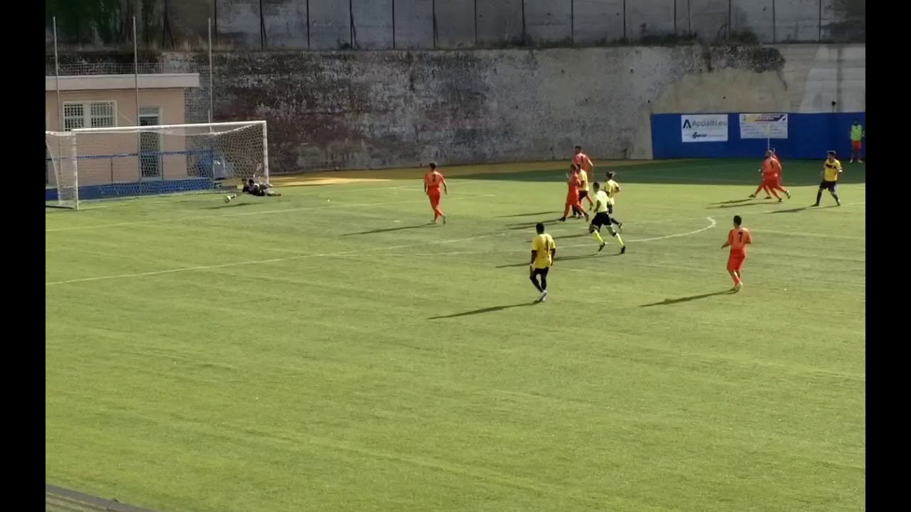Riprese video di Calcedonio Iacuzzo:Gol di Mattia Alu' in Sporting Vallone-Profavara 2-1