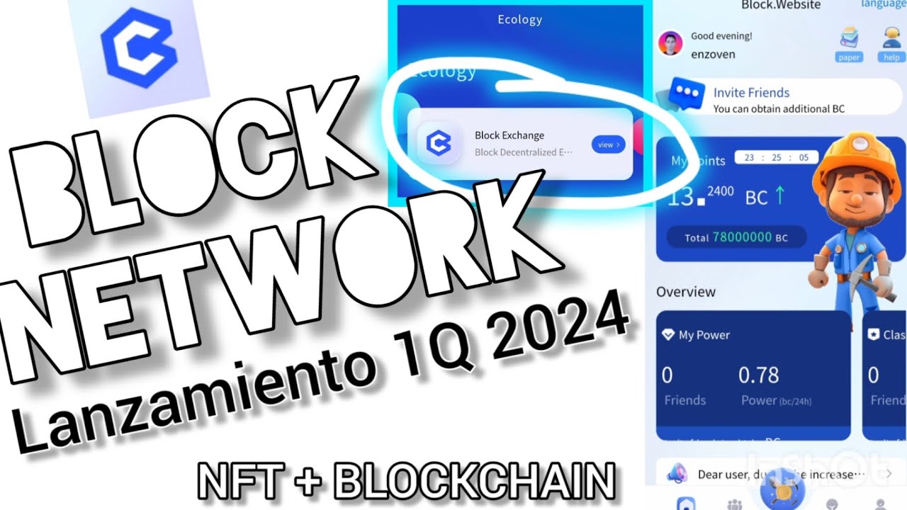 Block Network | App de Mineria | Lanzamiento en 2024 #blockchain #avive ...