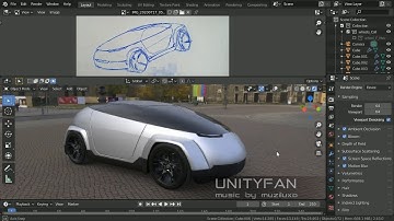 #339 concept car quick modeling - vehicle 001 001 - 4x timelapse