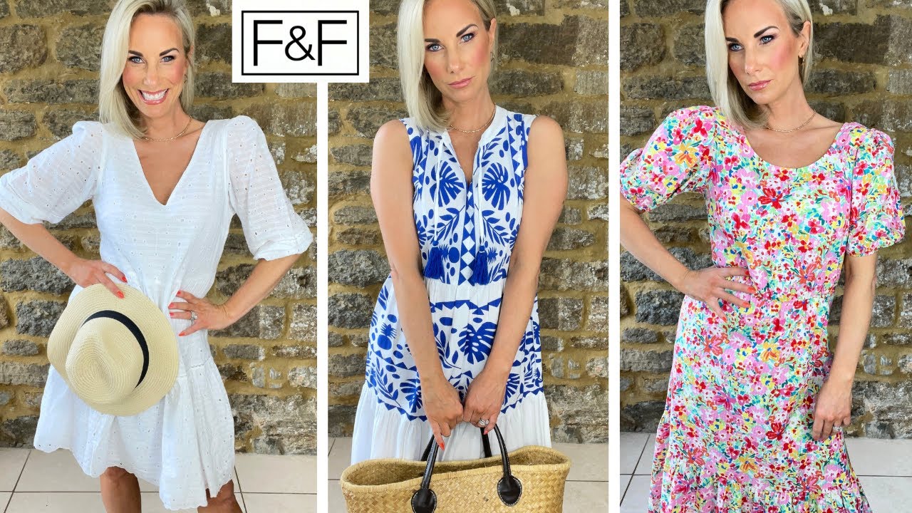 NEW TESCO F&F FLORENCE FRED HAUL KELLY ARRIVALS SUPERMARKET SUMMER HOLIDAY  DRESSES BETTER BEAUTY BOX 