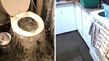 Toilet overflows and floods entire apartment  | OTTAWA FLOODING