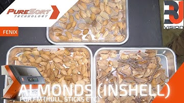 Fenix2 SR almond inshell fm removal using dual SWIR multi-spectral deep infrared