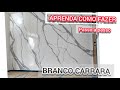 BRANCO CARRARA MODELO REALISTA COMO FAZER: PASSO A PASSO #marmore #comofazer #realismo