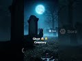 Ghost in cemetery in cat form #ghost #trending #fypシ #viral #viralshort #viralvideos #reels #fypシ゚