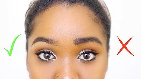 HOW TO GET YOUR EYEBROWS ON 