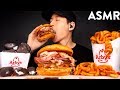 ASMR BIG KAHUNA ROAST BEEF & CURLY FRIES MUKBANG (No Talking) EATING SOUNDS | Zach Choi ASMR