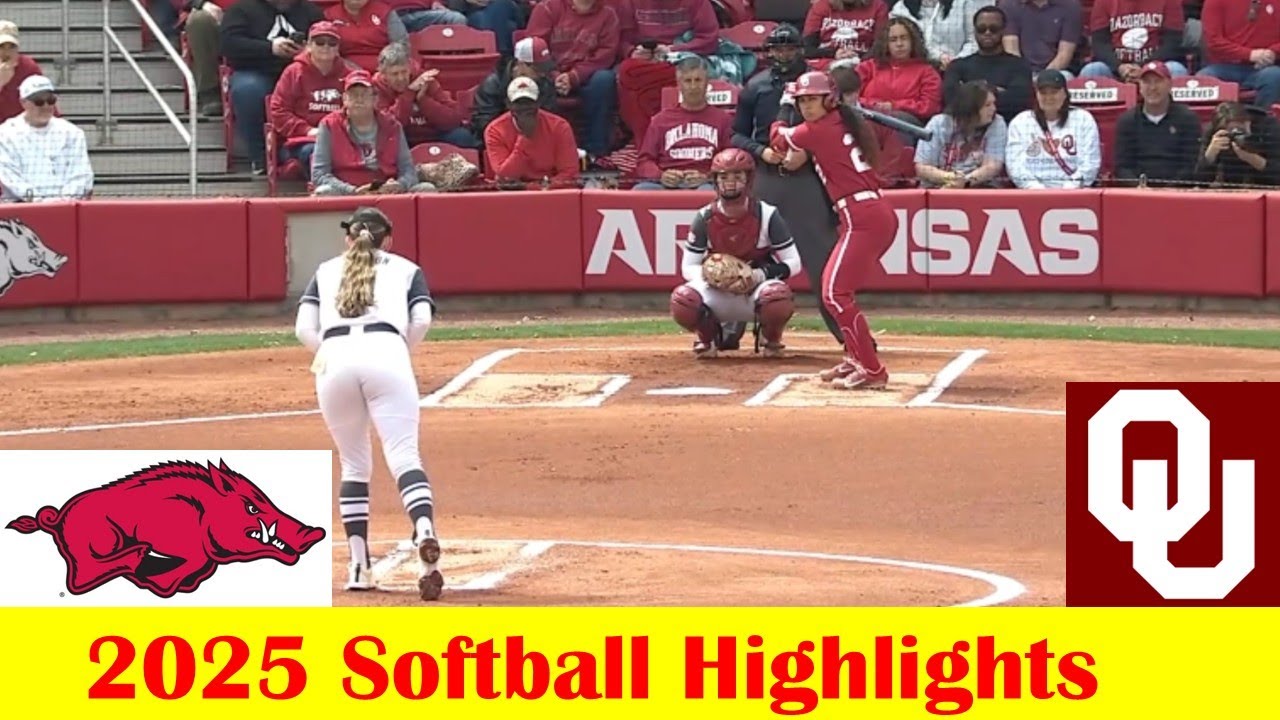 #1 Oklahoma vs #15 Arkansas Softball Game Highlights 3 15 2025