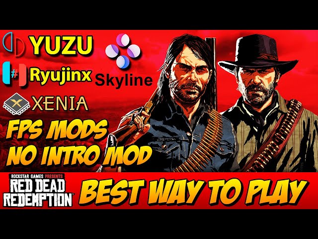 A MELHOR VERSÃO DE RED DEAD REDEMPTION NO PC É A DO SWITCH PRO 60 FPS E  PTBR! YUZU/RYUJINX 