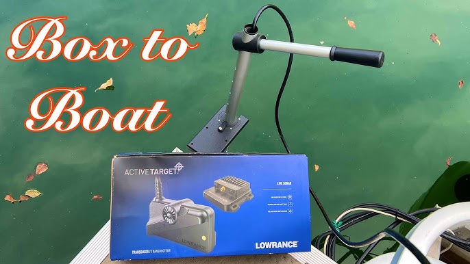 Summit Fishing Equipment Lowrance ActiveTarget Transducer Pole Mount with  Scotty Ball mount 