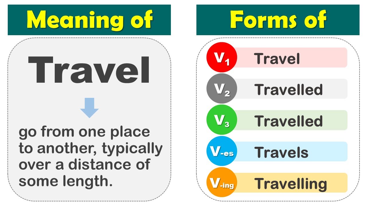 past tense of travel in american english