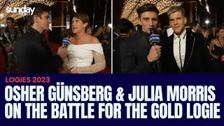 Osher Günsberg and Julia Morris On Their Battle For The Gold Logie